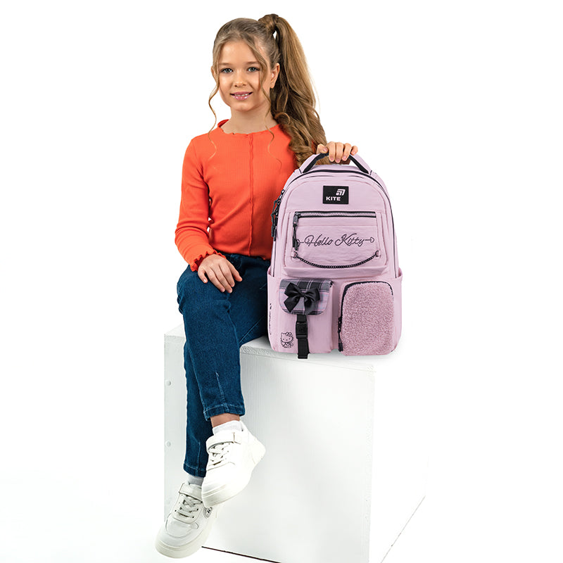 Kite Hello Kitty Teen Backpack – Air Comfort, Tablet, for Grades 4-7
