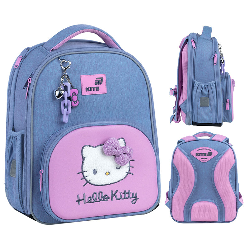 Kite Hello Kitty Hard Shell School Backpack for Grades 1-4, Heights 130-145 cm