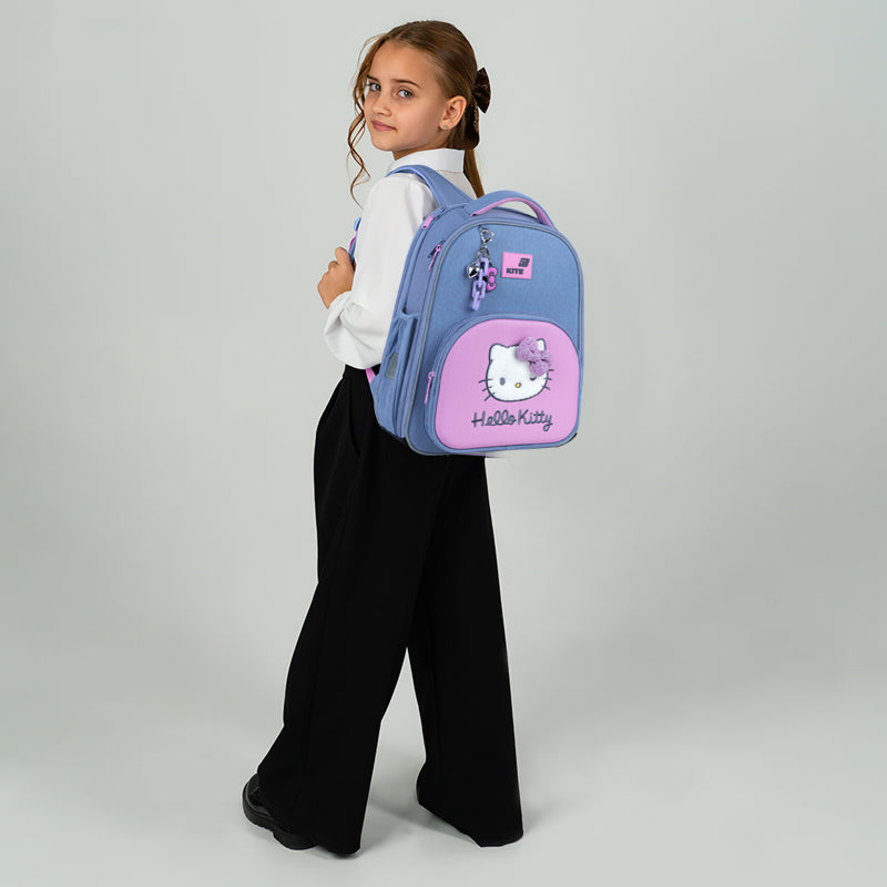 Kite Hello Kitty Hard Shell School Backpack for Grades 1-4, Heights 130-145 cm