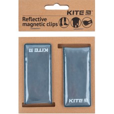 Kite Dark Gray Reflective Magnetic Clip Set