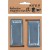 Kite Dark Gray Reflective Magnetic Clip Set