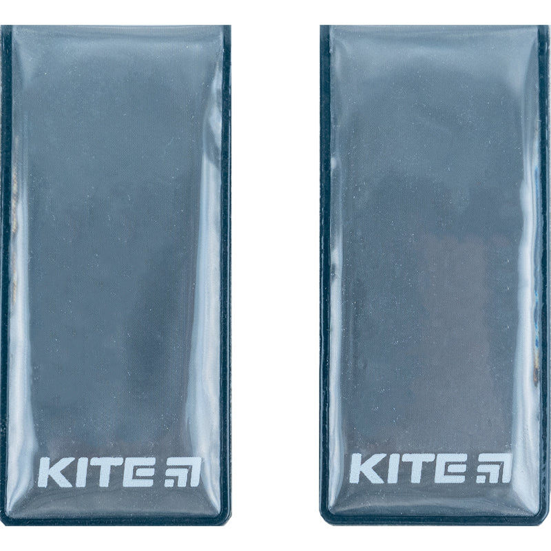 Kite Dark Gray Reflective Magnetic Clips – Set of 2, No Sewing Required