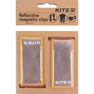Kite Peach Reflective Magnetic Clip Set