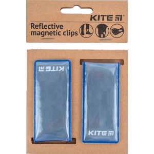 Kite Indigo Blue Reflective Magnetic Clip Set