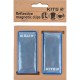Kite Indigo Blue Reflective Magnetic Clips – Set of 2, No Sewing Required
