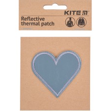 Kite Heart Reflective Iron-On Patch