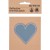 Kite Heart Reflective Iron-On Patch