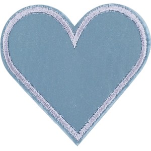 Kite Heart Reflective Iron-On Patch
