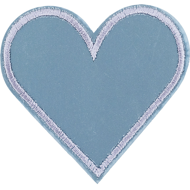 Kite Heart Reflective Iron-On Patch – Adds Visibility to School Bags