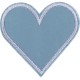 Kite Heart Reflective Iron-On Patch – Adds Visibility to School Bags