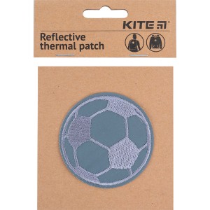 Kite Soccer Ball Reflective Iron-On Patch