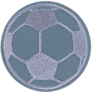 Kite Soccer Ball Reflective Iron-On Patch