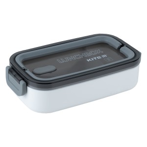 Lunchbox with fork and spoon Kite, 700 ml, white