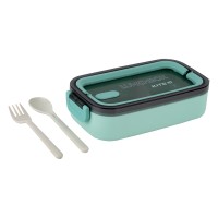 Lunchbox with fork and spoon Kite, 700 ml, green