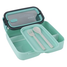 Lunchbox double layer Kite, 1400 ml, green