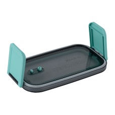 Lunchbox double layer Kite, 1400 ml, green