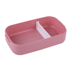 Lunchbox double layer Kite, 1400 ml, pink