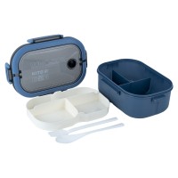 Lunchbox with divider Kite, 1200 ml, blue