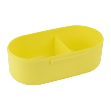 Lunchbox with divider Kite, 1000 ml, yellow