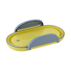 Lunchbox with divider Kite, 1000 ml, yellow