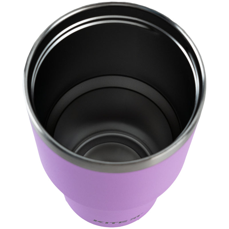 Purple 600ml Thermo Mug with Straw – Stylish & Spillproof