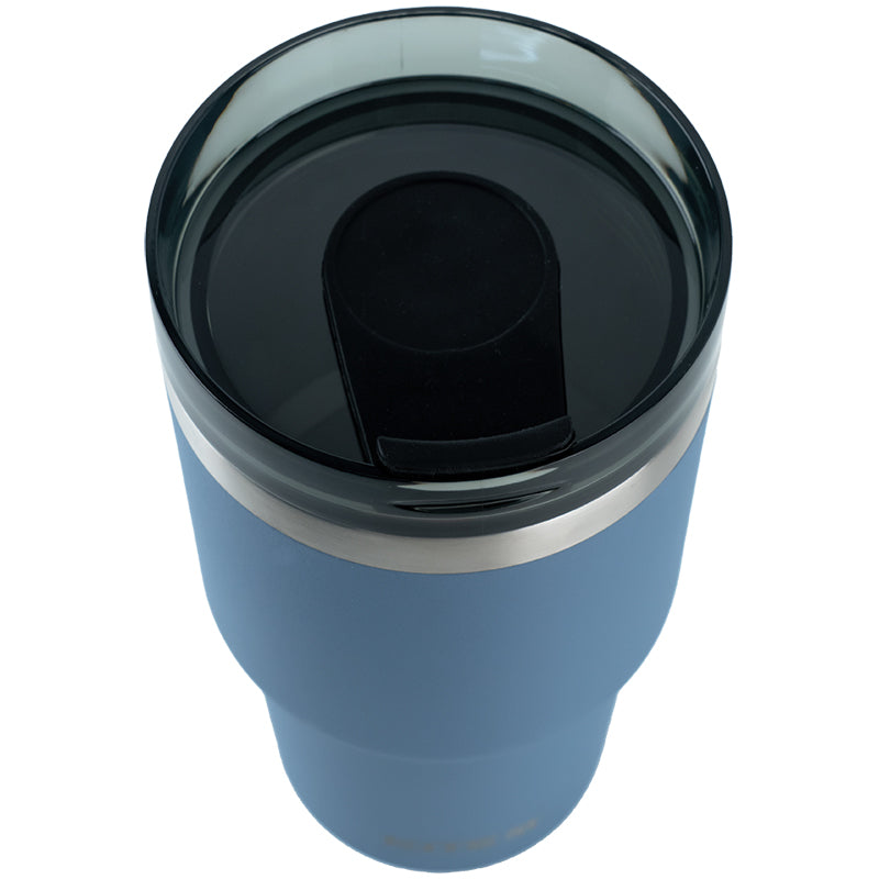Gray 600ml Thermo Mug with Straw – Sleek & Insulated