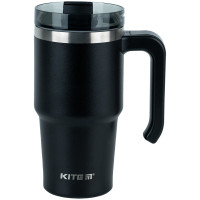 Kite K24-1207-1 Thermo Mug with Handle, 600 ml, Black