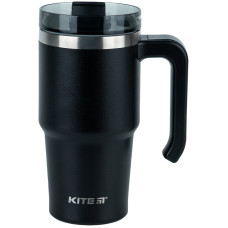 Kite K24-1207-1 Thermo Mug with Handle, 600 ml, Black