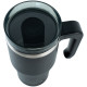 Insulated Black Thermo Mug with Handle – 600ml