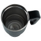 Insulated Black Thermo Mug with Handle – 600ml