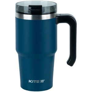 Kite Thermo Mug with Handle, 600 ml, Emerald