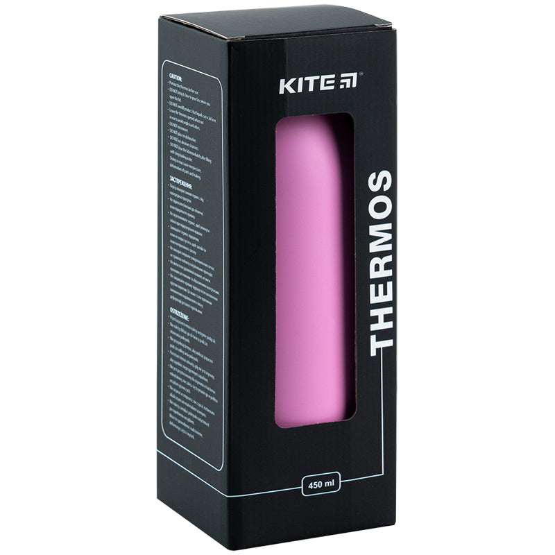 Pink 450ml Thermos by Kite – Compact & Elegant Hydration