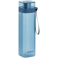 Square water bottle Kite, 700 ml, blue