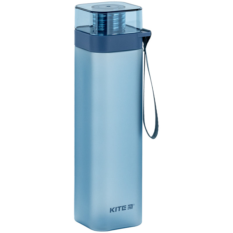 Blue Square Water Bottle 700ml – Leakproof & Stylish