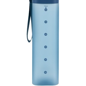 Square water bottle Kite, 700 ml, blue