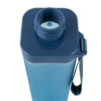 Square water bottle Kite, 700 ml, blue
