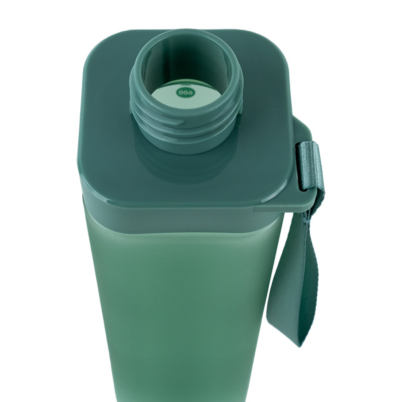 Green Square Water Bottle 700ml – Stylish & Safe