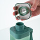Green Square Water Bottle 700ml – Stylish & Safe