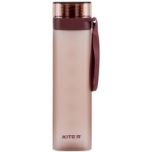 Square water bottle Kite, 700 ml, burgundy