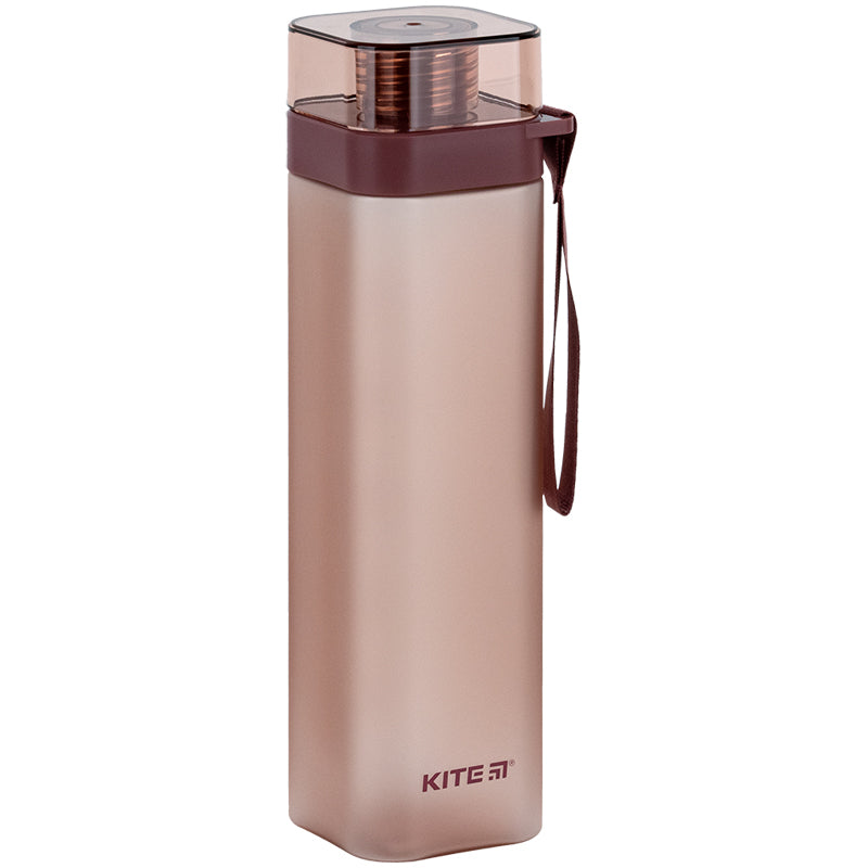Stylish Square Water Bottle 700ml – Burgundy by Kite