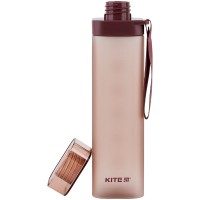 Square water bottle Kite, 700 ml, burgundy