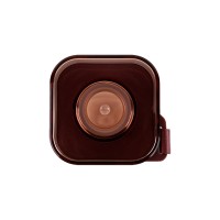 Square water bottle Kite, 700 ml, burgundy