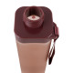 Stylish Square Water Bottle 700ml – Burgundy by Kite