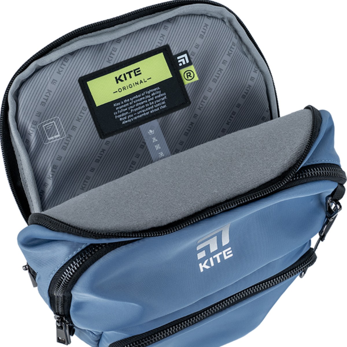 Blue Teen Backpack – Compact & Feature-Rich by Kite
