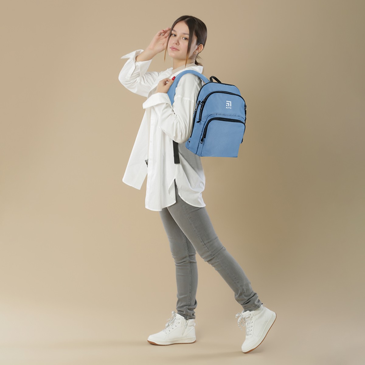 Blue Teen Backpack – Compact & Feature-Rich by Kite