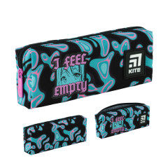 Pencil case Kite Black - Blue