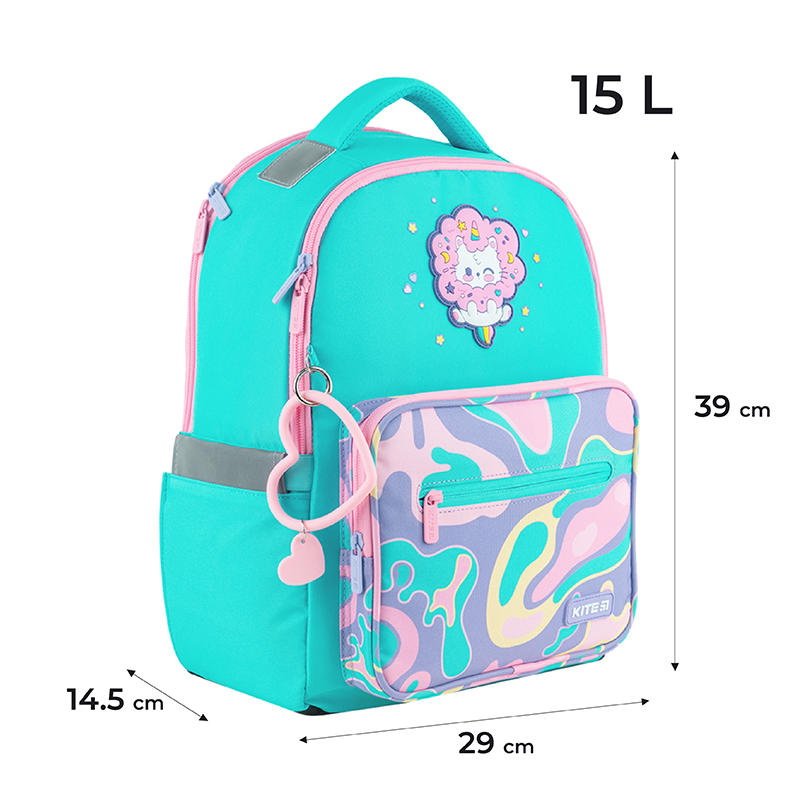 Backpack Kite Education Rainbow Catcorn K24-770M-3