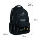 Multifunctional & Customizable Kite Black Backpack – K25-1019L-2