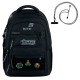 Multifunctional & Customizable Kite Black Backpack – K25-1019L-2