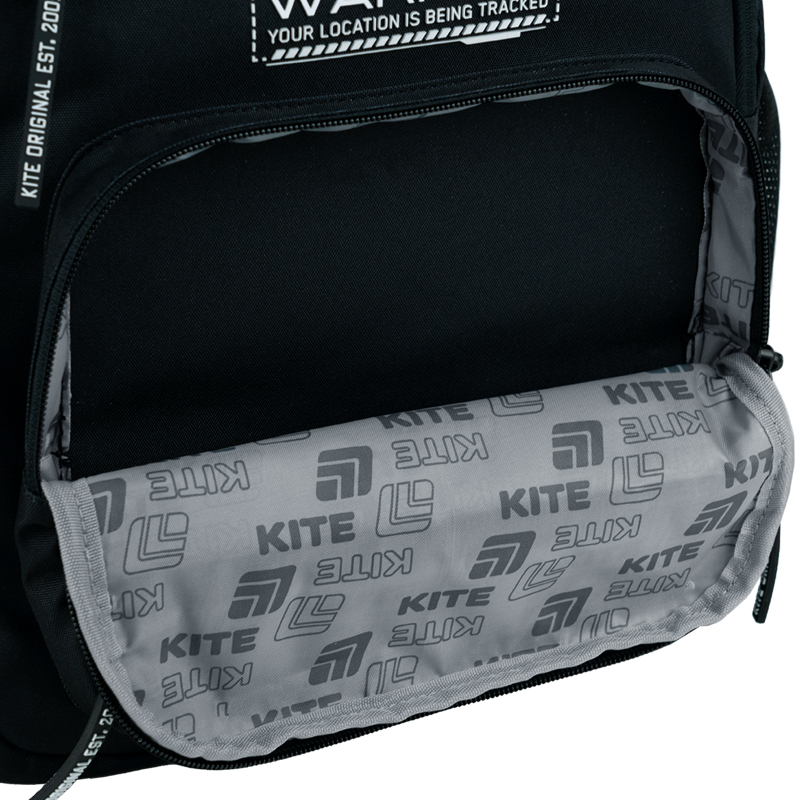 Multifunctional & Customizable Kite Black Backpack – K25-1019L-2